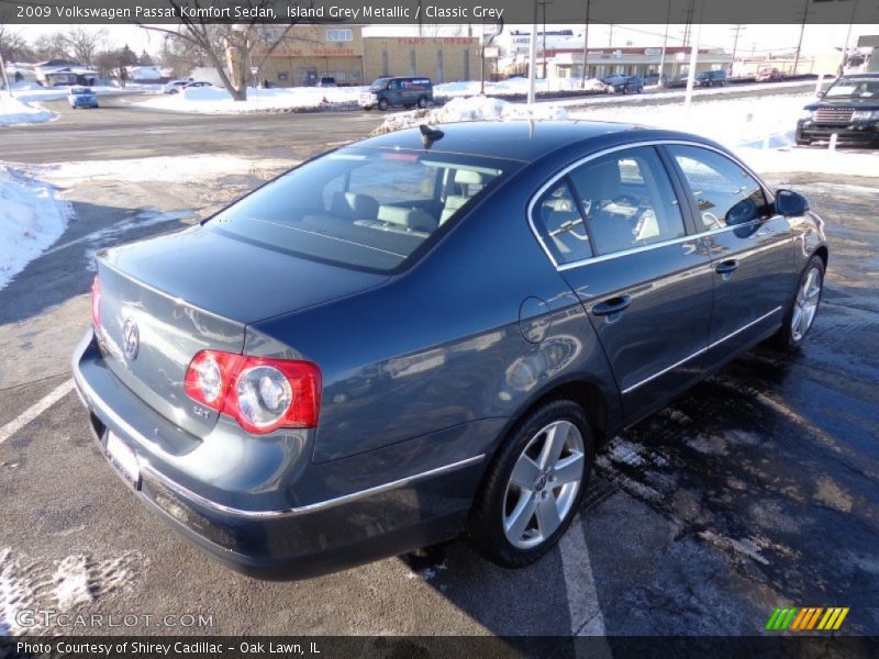 Island Grey Metallic / Classic Grey 2009 Volkswagen Passat Komfort Sedan