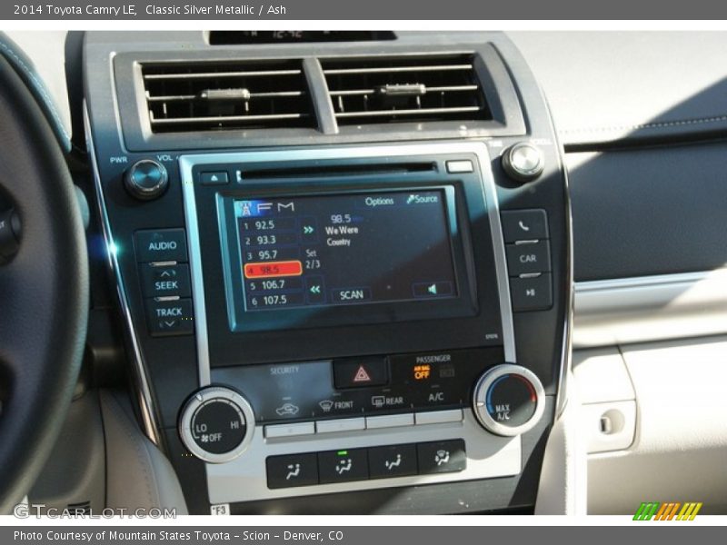 Classic Silver Metallic / Ash 2014 Toyota Camry LE