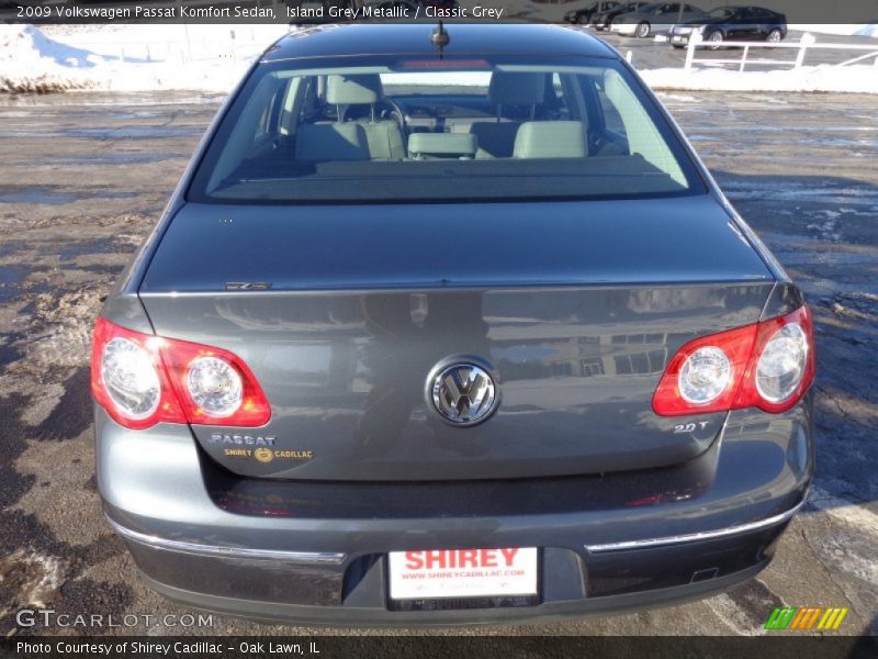 Island Grey Metallic / Classic Grey 2009 Volkswagen Passat Komfort Sedan