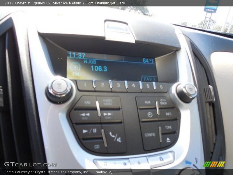 Silver Ice Metallic / Light Titanium/Jet Black 2012 Chevrolet Equinox LS