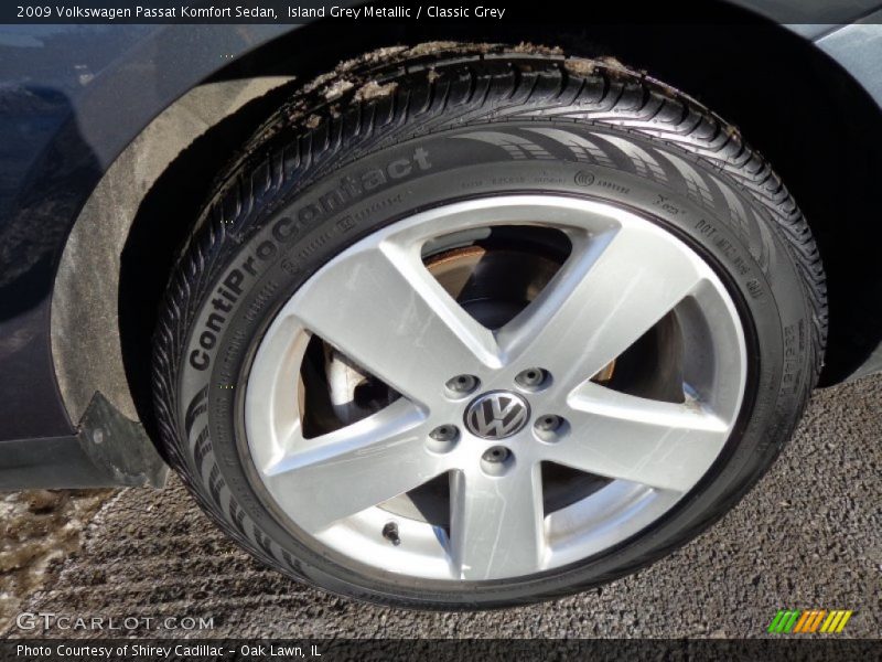 Island Grey Metallic / Classic Grey 2009 Volkswagen Passat Komfort Sedan