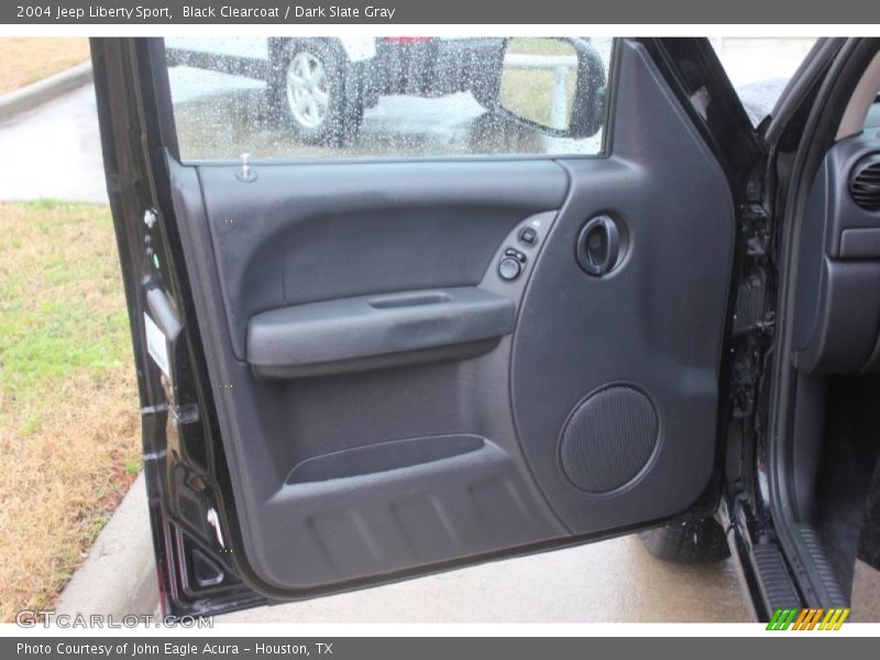 Black Clearcoat / Dark Slate Gray 2004 Jeep Liberty Sport