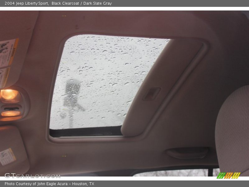 Black Clearcoat / Dark Slate Gray 2004 Jeep Liberty Sport