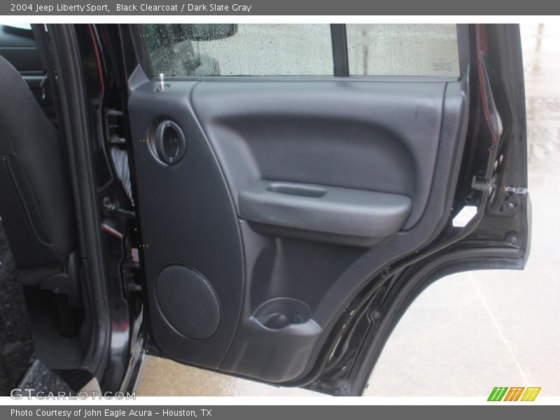 Black Clearcoat / Dark Slate Gray 2004 Jeep Liberty Sport