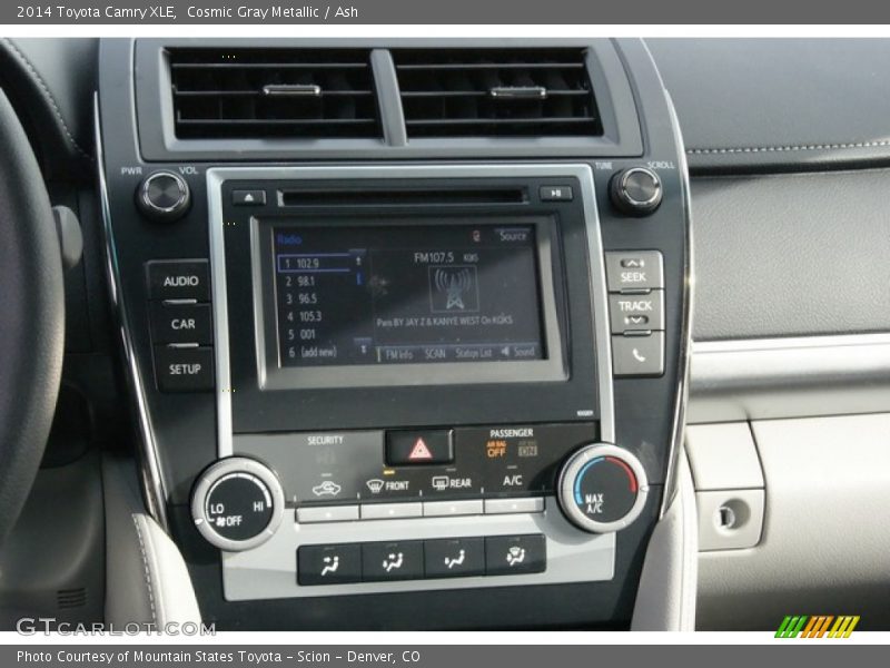 Cosmic Gray Metallic / Ash 2014 Toyota Camry XLE