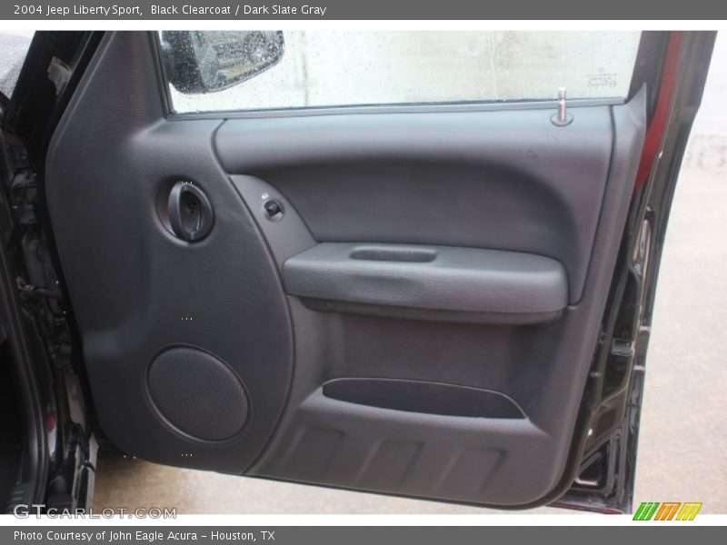 Black Clearcoat / Dark Slate Gray 2004 Jeep Liberty Sport