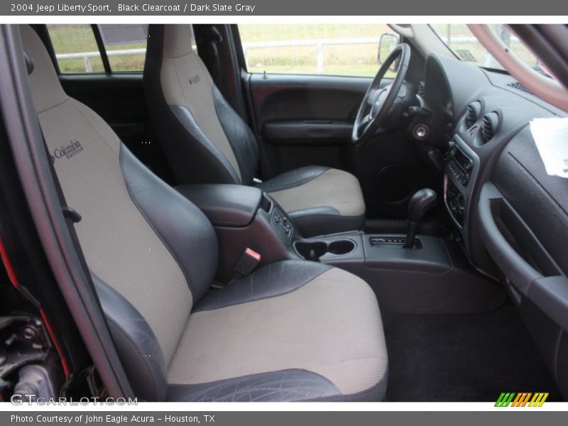 Black Clearcoat / Dark Slate Gray 2004 Jeep Liberty Sport