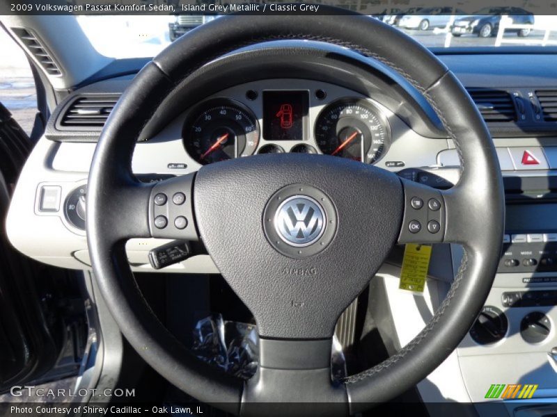 Island Grey Metallic / Classic Grey 2009 Volkswagen Passat Komfort Sedan