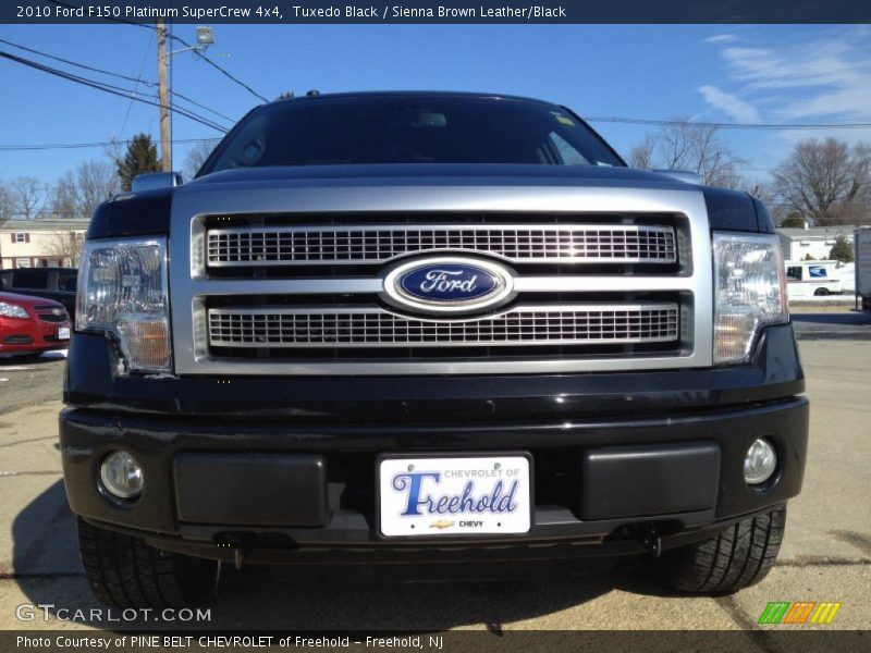 Tuxedo Black / Sienna Brown Leather/Black 2010 Ford F150 Platinum SuperCrew 4x4