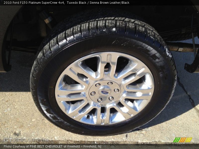 Tuxedo Black / Sienna Brown Leather/Black 2010 Ford F150 Platinum SuperCrew 4x4