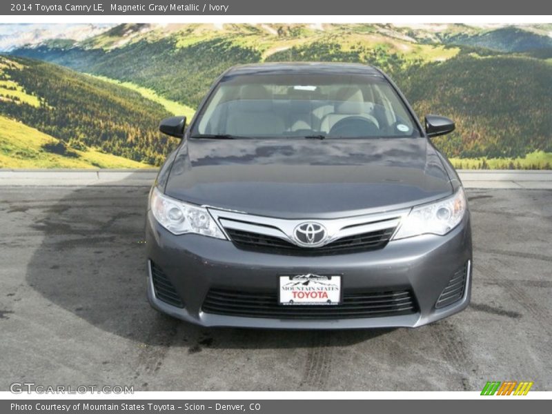 Magnetic Gray Metallic / Ivory 2014 Toyota Camry LE