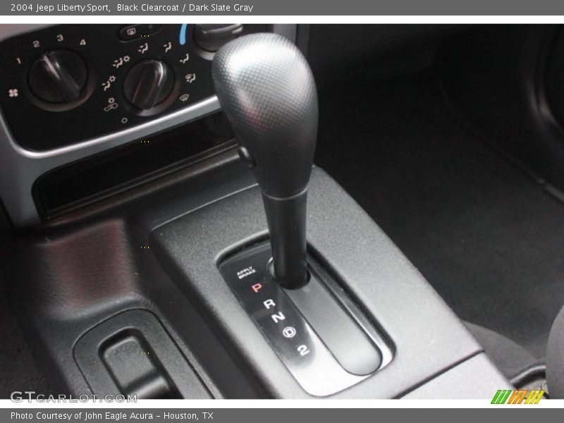 Black Clearcoat / Dark Slate Gray 2004 Jeep Liberty Sport