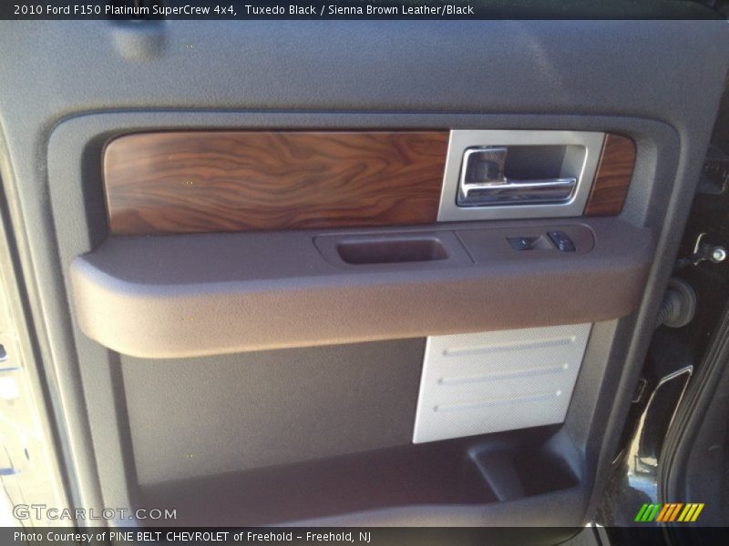 Tuxedo Black / Sienna Brown Leather/Black 2010 Ford F150 Platinum SuperCrew 4x4