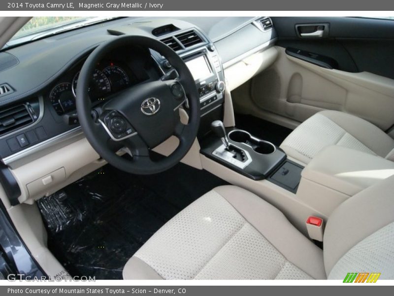 Magnetic Gray Metallic / Ivory 2014 Toyota Camry LE