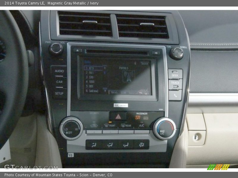 Magnetic Gray Metallic / Ivory 2014 Toyota Camry LE