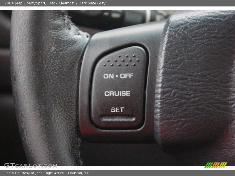 Black Clearcoat / Dark Slate Gray 2004 Jeep Liberty Sport