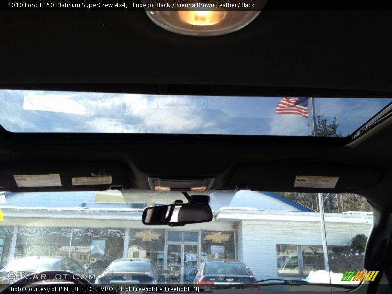 Tuxedo Black / Sienna Brown Leather/Black 2010 Ford F150 Platinum SuperCrew 4x4