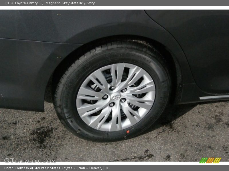 Magnetic Gray Metallic / Ivory 2014 Toyota Camry LE