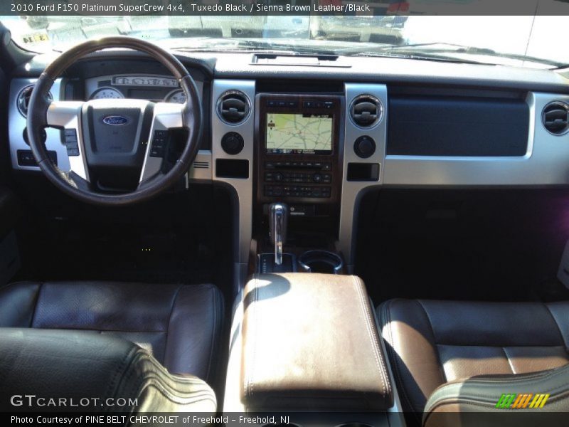 Tuxedo Black / Sienna Brown Leather/Black 2010 Ford F150 Platinum SuperCrew 4x4