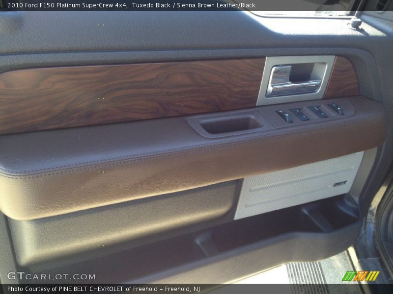 Tuxedo Black / Sienna Brown Leather/Black 2010 Ford F150 Platinum SuperCrew 4x4