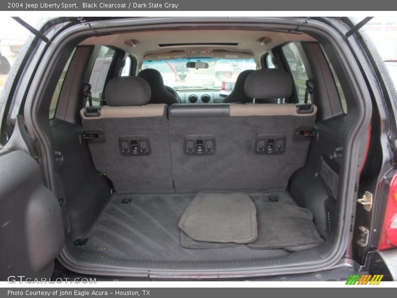 Black Clearcoat / Dark Slate Gray 2004 Jeep Liberty Sport