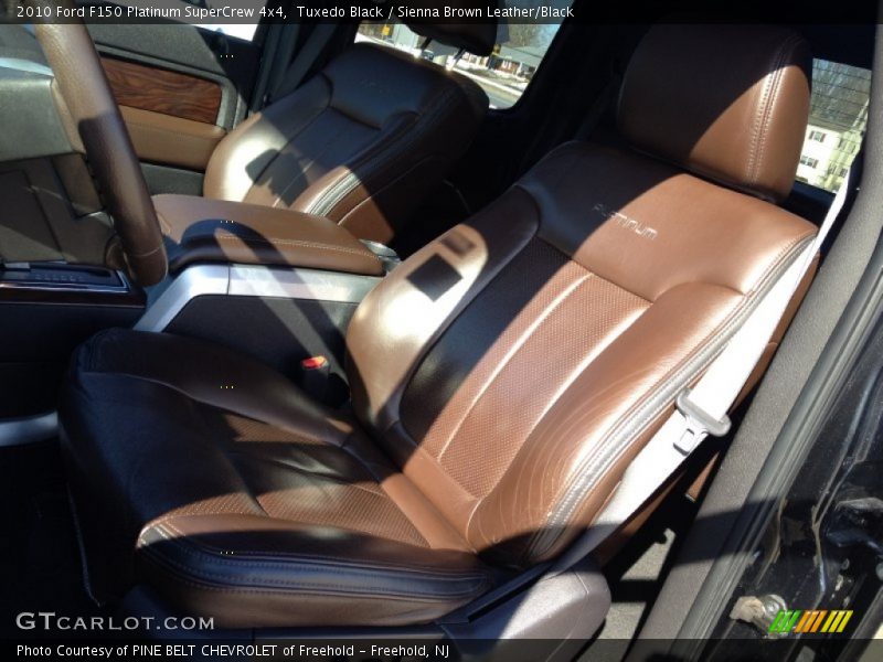 Tuxedo Black / Sienna Brown Leather/Black 2010 Ford F150 Platinum SuperCrew 4x4