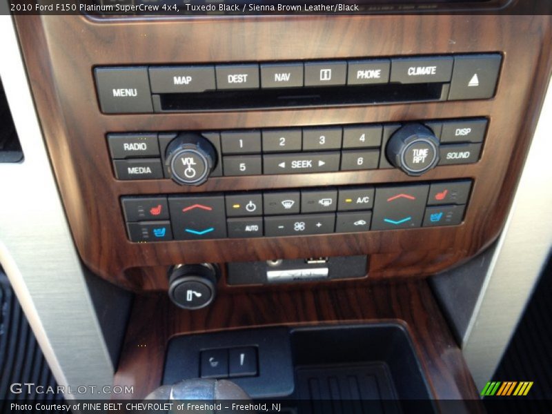 Tuxedo Black / Sienna Brown Leather/Black 2010 Ford F150 Platinum SuperCrew 4x4