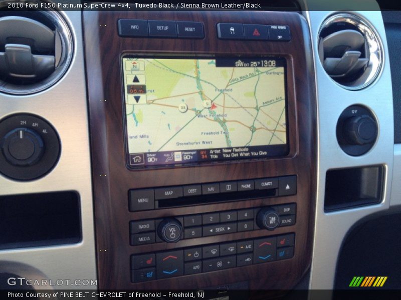 Tuxedo Black / Sienna Brown Leather/Black 2010 Ford F150 Platinum SuperCrew 4x4