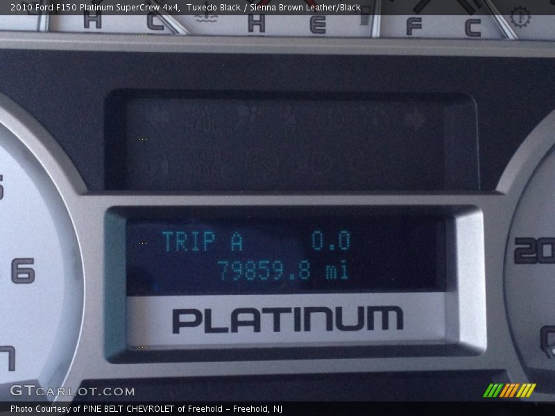 Tuxedo Black / Sienna Brown Leather/Black 2010 Ford F150 Platinum SuperCrew 4x4