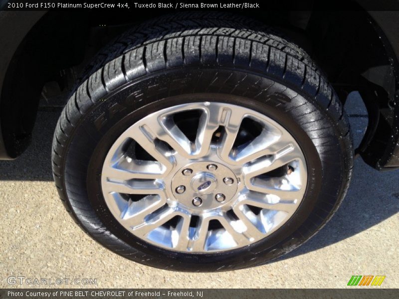Tuxedo Black / Sienna Brown Leather/Black 2010 Ford F150 Platinum SuperCrew 4x4