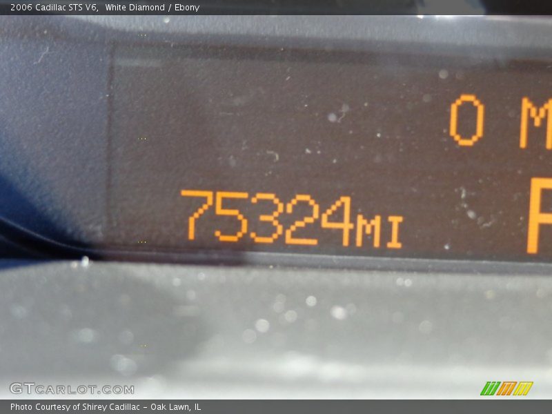 White Diamond / Ebony 2006 Cadillac STS V6