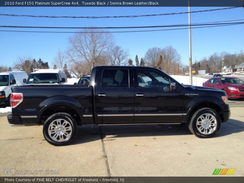 Tuxedo Black / Sienna Brown Leather/Black 2010 Ford F150 Platinum SuperCrew 4x4