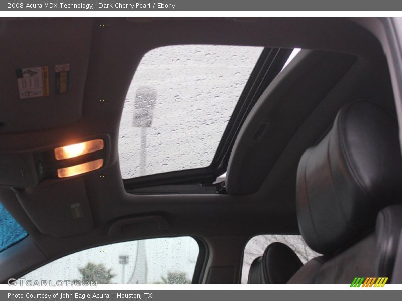 Dark Cherry Pearl / Ebony 2008 Acura MDX Technology