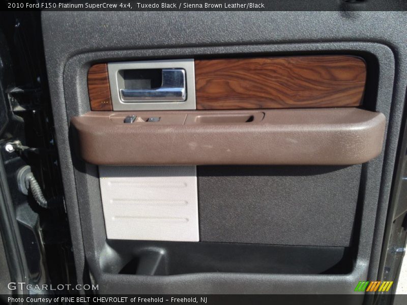 Tuxedo Black / Sienna Brown Leather/Black 2010 Ford F150 Platinum SuperCrew 4x4