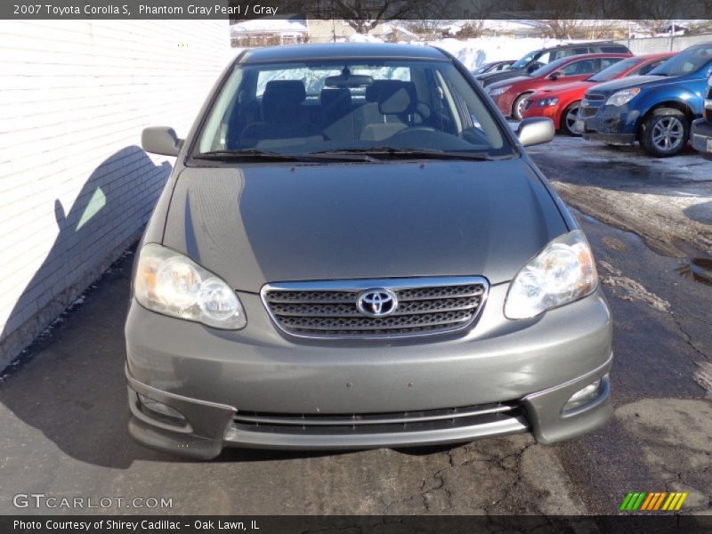 Phantom Gray Pearl / Gray 2007 Toyota Corolla S