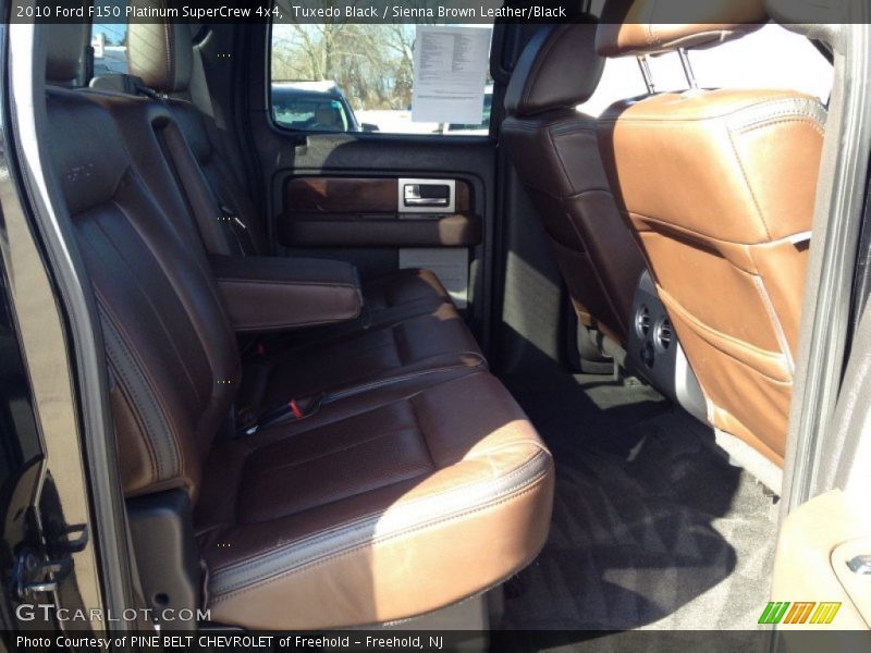 Tuxedo Black / Sienna Brown Leather/Black 2010 Ford F150 Platinum SuperCrew 4x4