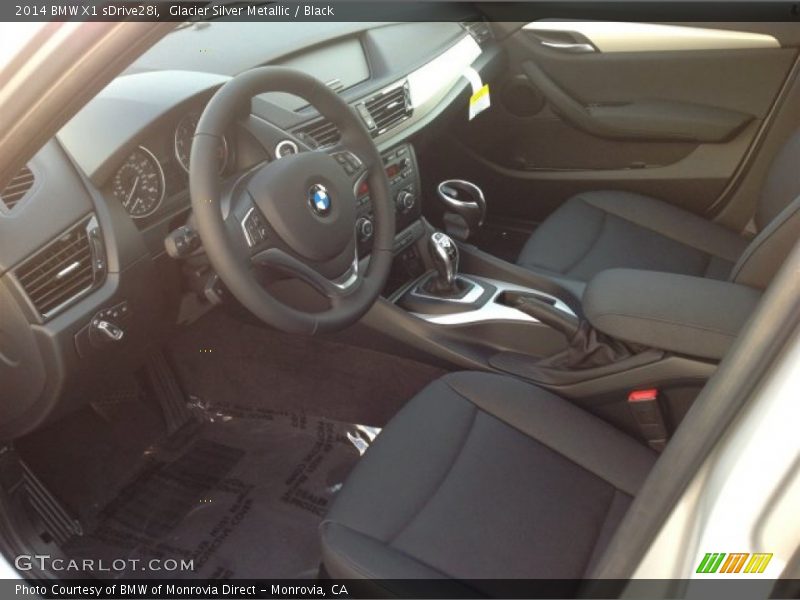 Glacier Silver Metallic / Black 2014 BMW X1 sDrive28i