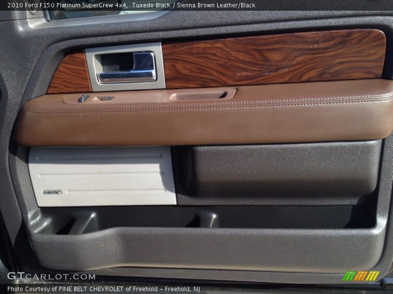 Tuxedo Black / Sienna Brown Leather/Black 2010 Ford F150 Platinum SuperCrew 4x4