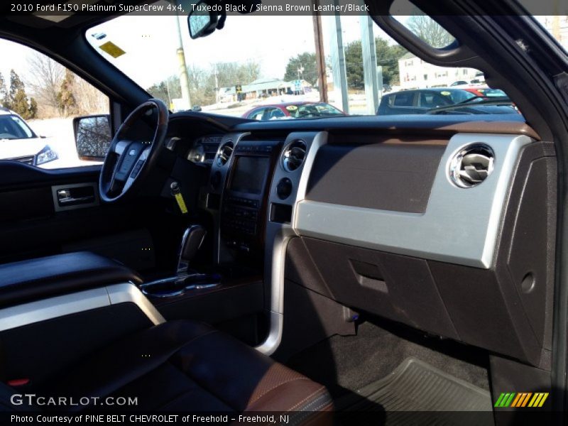 Tuxedo Black / Sienna Brown Leather/Black 2010 Ford F150 Platinum SuperCrew 4x4