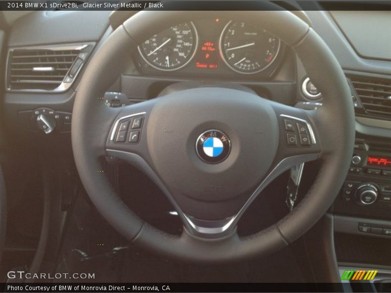 Glacier Silver Metallic / Black 2014 BMW X1 sDrive28i