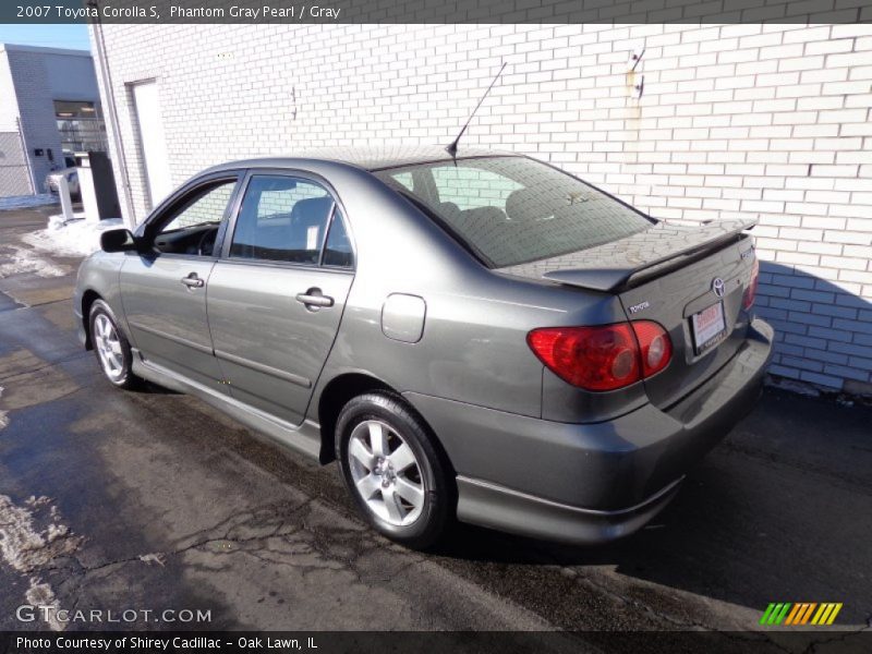 Phantom Gray Pearl / Gray 2007 Toyota Corolla S