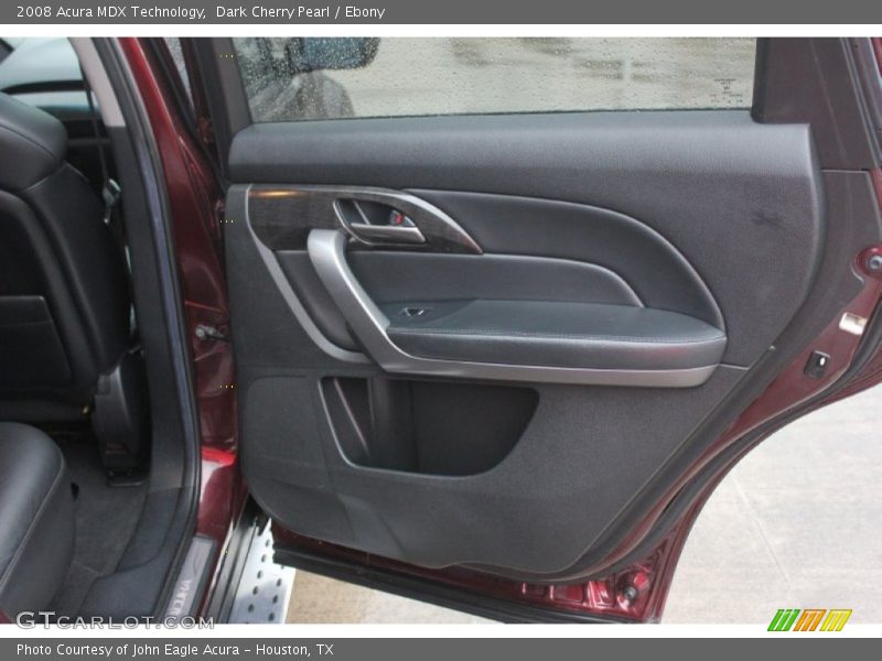 Dark Cherry Pearl / Ebony 2008 Acura MDX Technology