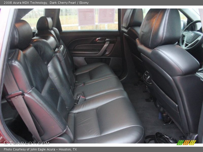 Dark Cherry Pearl / Ebony 2008 Acura MDX Technology