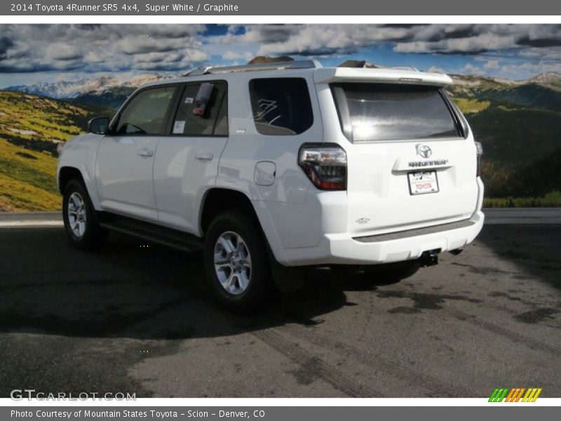 Super White / Graphite 2014 Toyota 4Runner SR5 4x4
