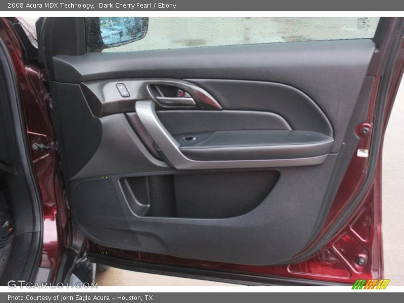 Dark Cherry Pearl / Ebony 2008 Acura MDX Technology