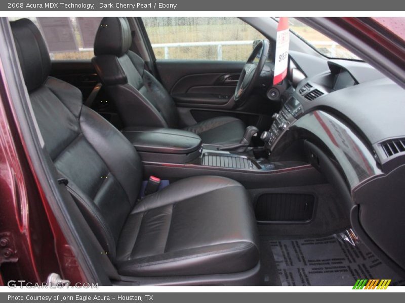 Dark Cherry Pearl / Ebony 2008 Acura MDX Technology