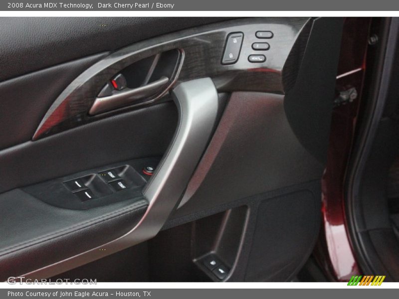 Dark Cherry Pearl / Ebony 2008 Acura MDX Technology