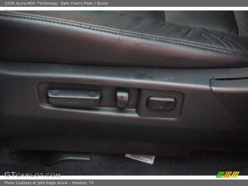 Dark Cherry Pearl / Ebony 2008 Acura MDX Technology