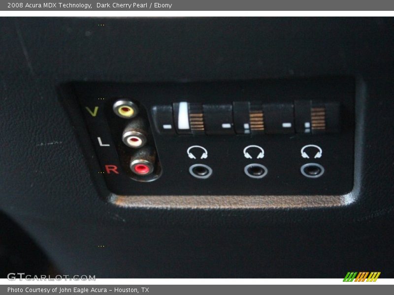Dark Cherry Pearl / Ebony 2008 Acura MDX Technology