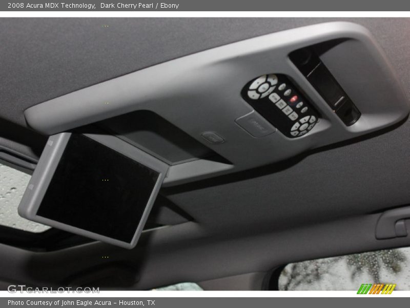 Dark Cherry Pearl / Ebony 2008 Acura MDX Technology